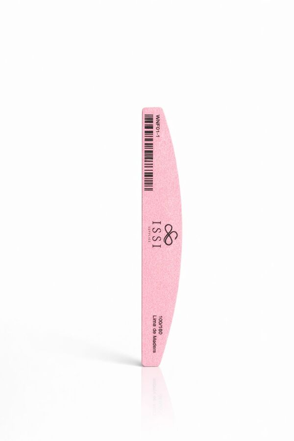 Lima de Madera 100/180 Rosa Claro WNF01-1 - ISSI Supplies - Solo en Pink Pot Plant