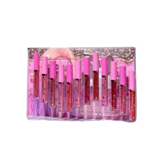 Set Lip Gloss 12 Colores - Kevin & Coco - Solo en Pink Pot Plant
