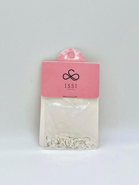 Joyas de Metal Ovalada Chica Plateada - Solo en Pink Pot Plant