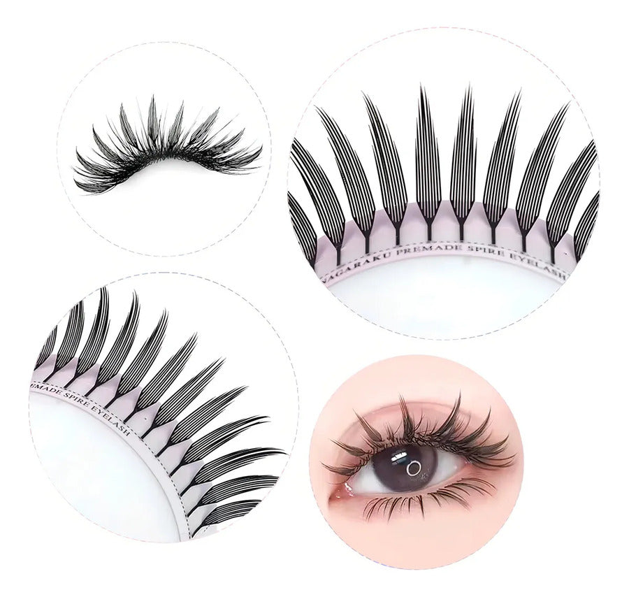 Pestañas Spire - Anime 0.07D Mix - Nagaraku -  Solo en Pink Pot Plant