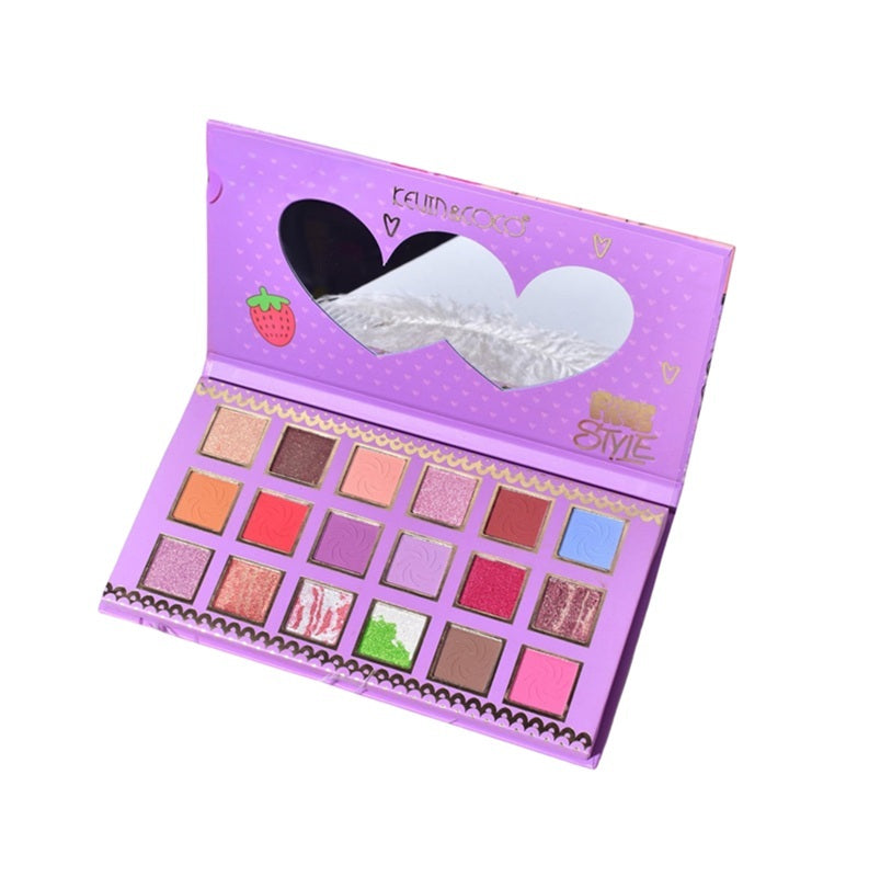 Paleta de Sombras 18 Colores - Kevin & Coco - Solo en Pink Pot Plant