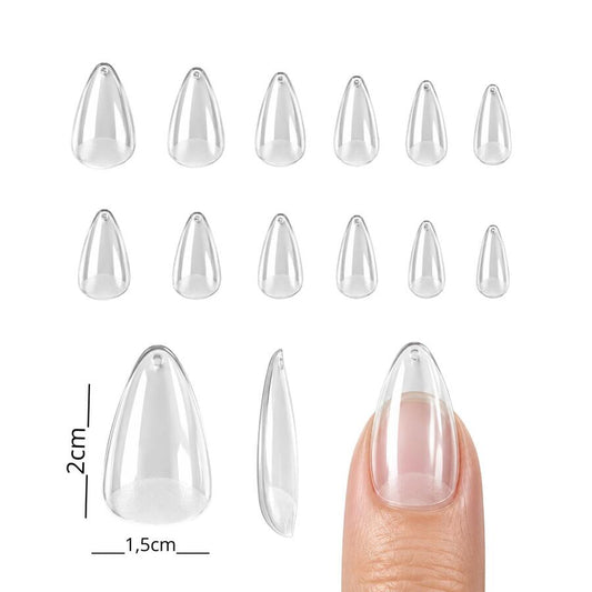 Tips Soft Gel PMMA Almendra Corta C513 - ISSI Supplies