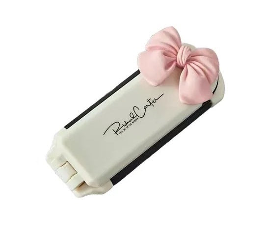 Cepillo Plegable Con Moñita Y Espejo - ISSI Supplies - Solo en Pink Pot Plant