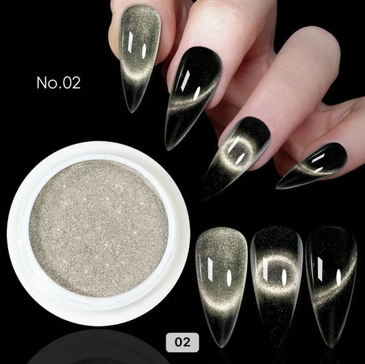 9D02 - Pigmento Magnetico Ojo de Gato -  Solo en Pink Pot Plant