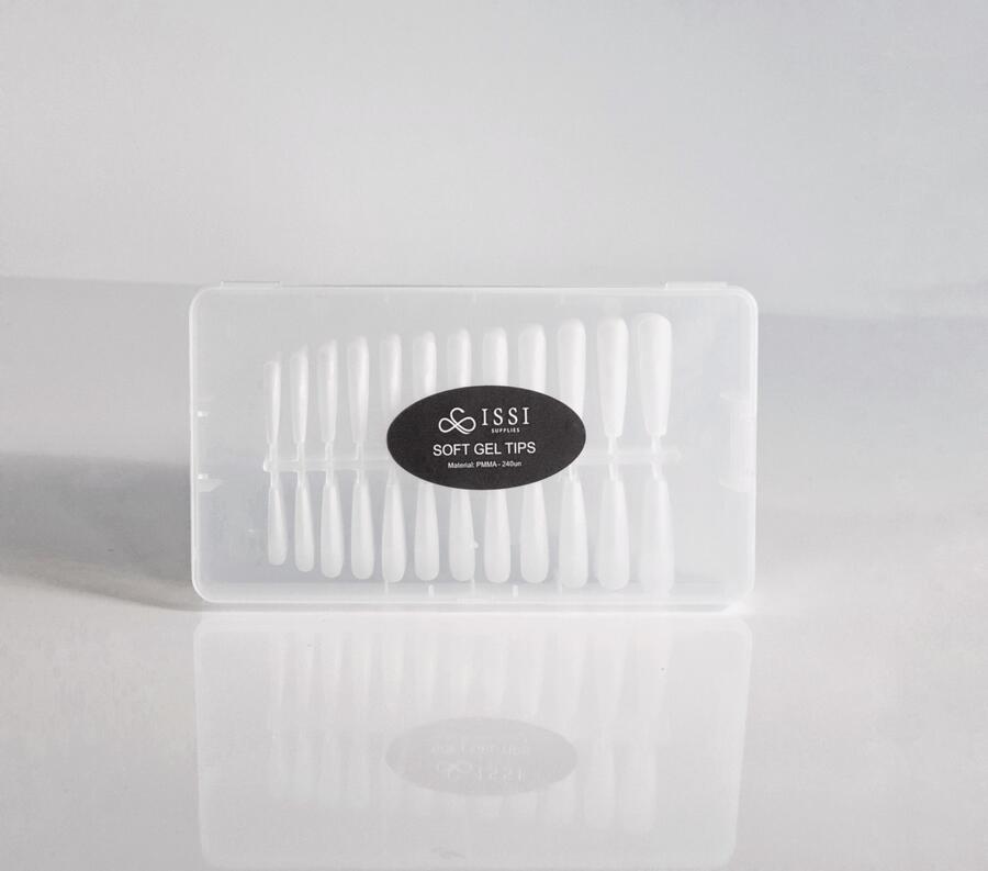 Tips SOFT GEL ABS #20 Coffin XL x 240 - ISSI Supplies - Solo en Pink Pot Plant