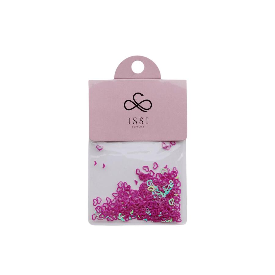 Glitter Corazon Fucsia - Solo en Pink Pot Plant