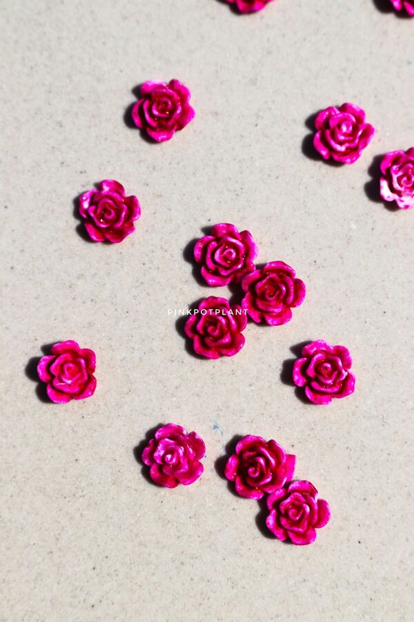 Aplique Decoracion Rositas x20u - ISSI Supplies - Solo en Pink Pot Plant