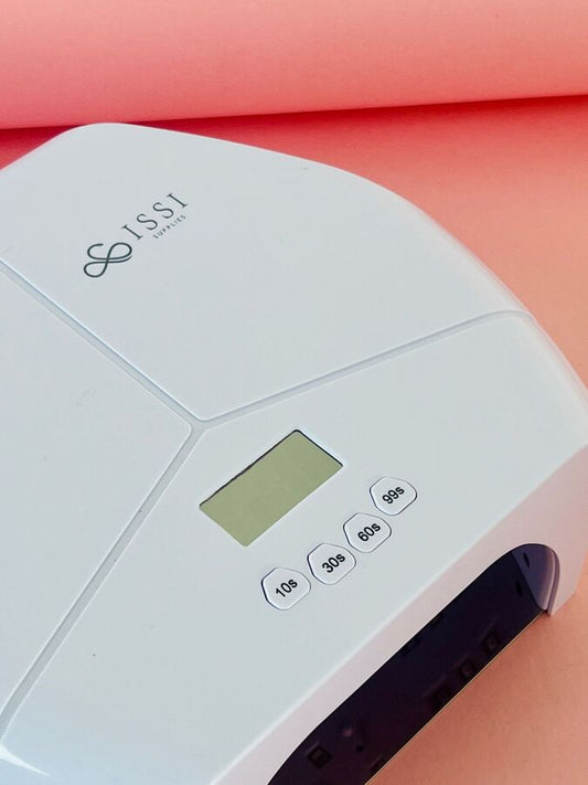 Cabina 72Leds/Uv Blanca base Acero - ISSI Supplies -  Solo en Pink Pot Plant