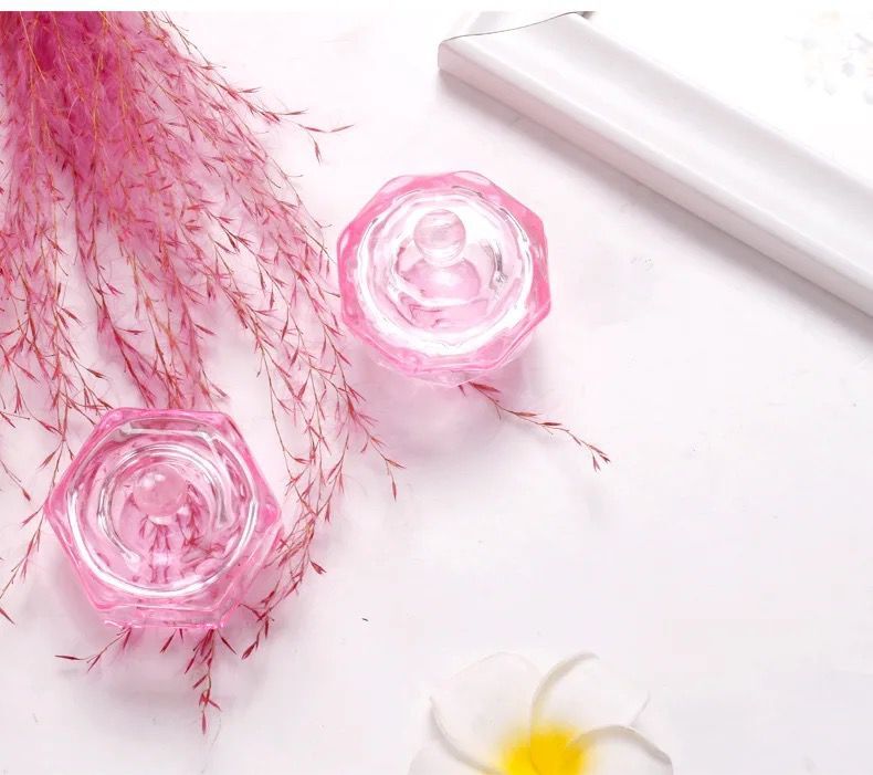 Dappen con tapa Hexagonal Rosa - Solo en Pink Pot Plant