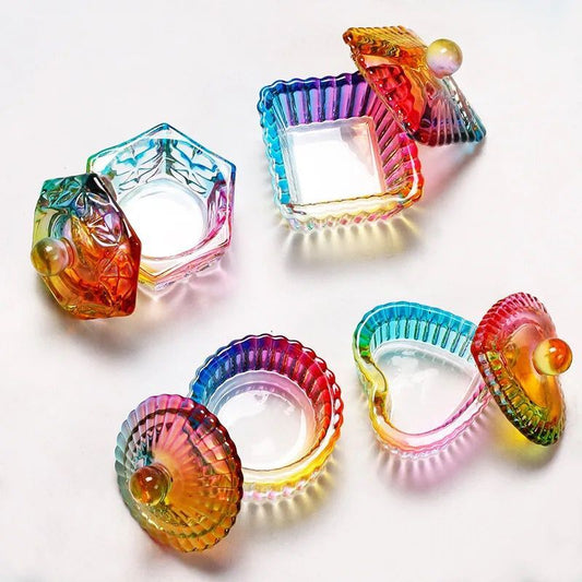 Dappen con tapa multicolor -  Solo en Pink Pot Plant