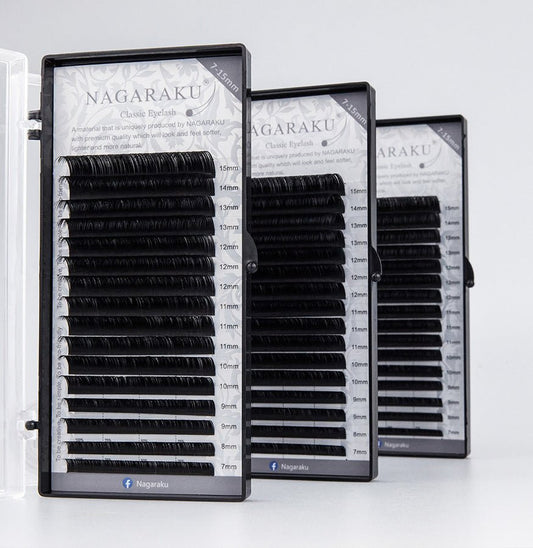 Pestañas Classic 0.12C Mix - Nagaraku -  Solo en Pink Pot Plant