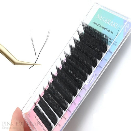 Pestañas YY 0.07C MIX Negra - Nagaraku -  Solo en Pink Pot Plant
