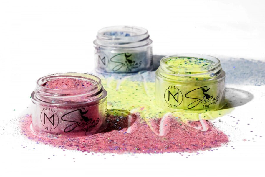 Polvo Acrilico Sereia10g Stella - Majestic Nails - Solo en Pink Pot Plant