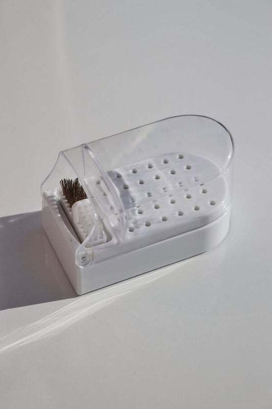 Soporte para fresas x30 con cepillo limpiador - Solo en Pink Pot Plant