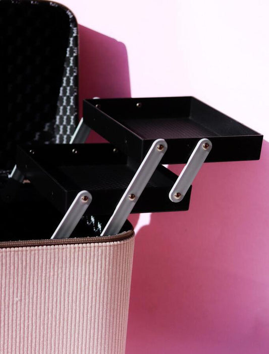 CB01 Maletin con Cierre Negro - Solo en Pink Pot Plant