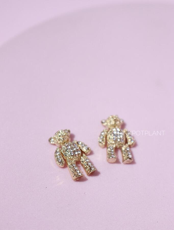 D451 Bear Articulado Dorado 2 unidades - ISSI Supplies - Solo en Pink Pot Plant