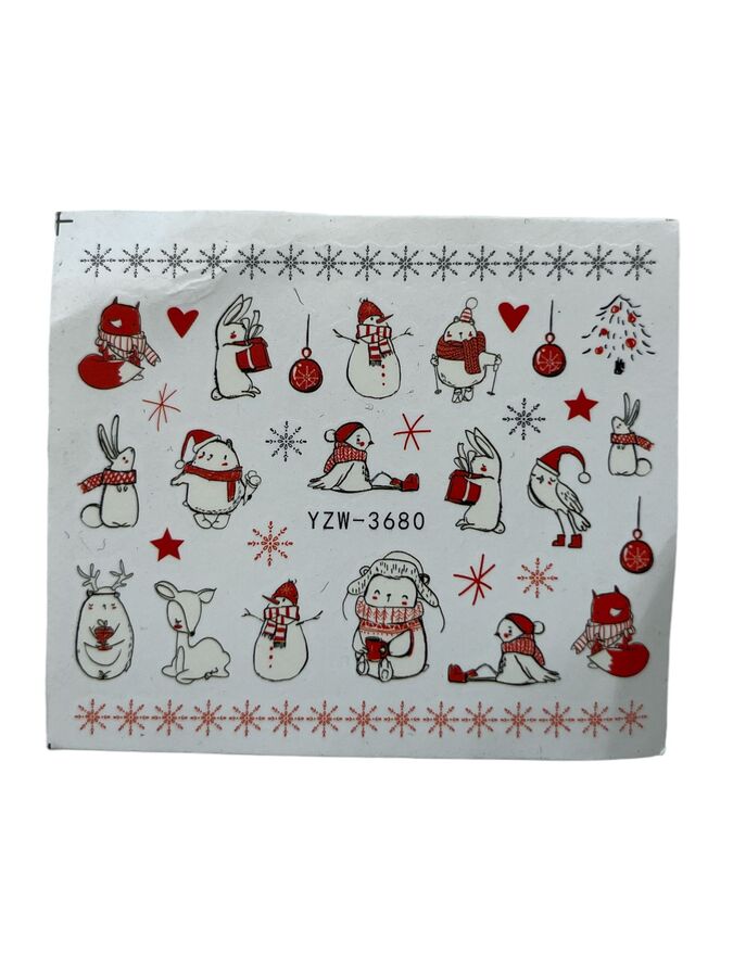 Decals Water Navideño - Solo en Pink Pot Plant