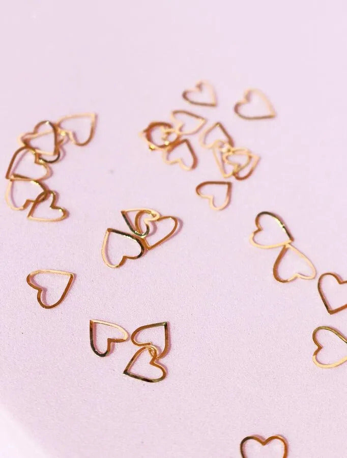 Joyas de Metal D433 Corazon Dorado - Solo en Pink Pot Plant