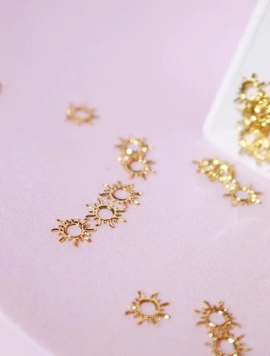 Joyas de Metal D433 Sol Dorado - Solo en Pink Pot Plant