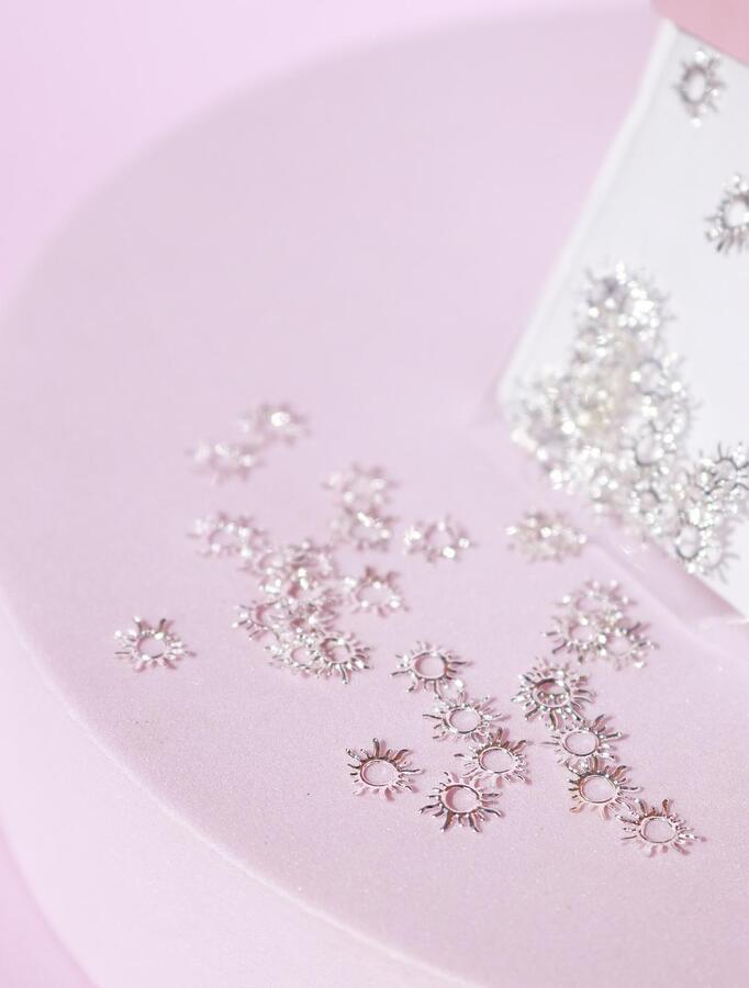 Joyas de Metal D433 Sol Plateado - Solo en Pink Pot Plant
