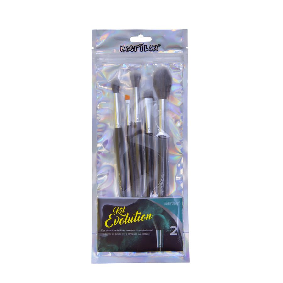 Kit ST2 con 5 Brochas profesionales - Macrilan - Solo en Pink Pot Plant