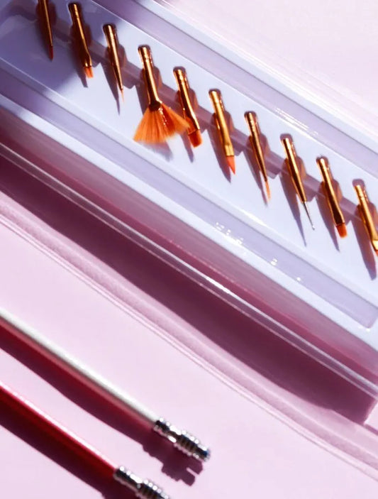 Kit pinceles Nail Art 346 - Solo en Pink Pot Plant