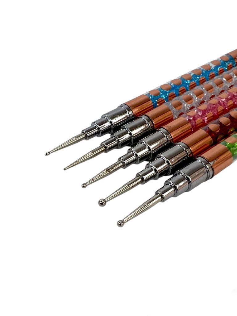 Kit x5 Pinceles Silicona - Boleador R103 - Solo en Pink Pot Plant