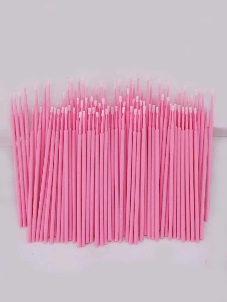 Mini hisopos desechables x100un - Solo en Pink Pot Plant