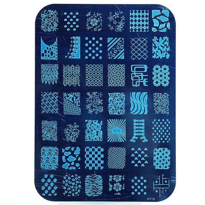 Placa para Stamping - Solo en Pink Pot Plant