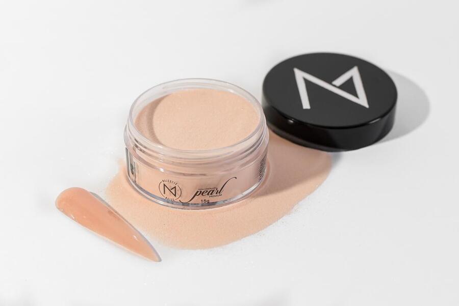 Polvo Acrílico Nude Live pearl 15g - Majestic Nails - Solo en Pink Pot Plant