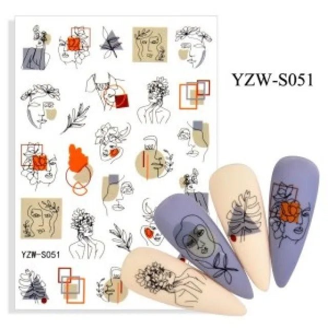 Sticker YZW-S051 - Solo en Pink Pot Plant