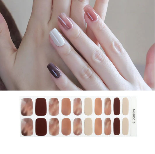 Sticker en Gel semi curado NG16 - Solo en Pink Pot Plant