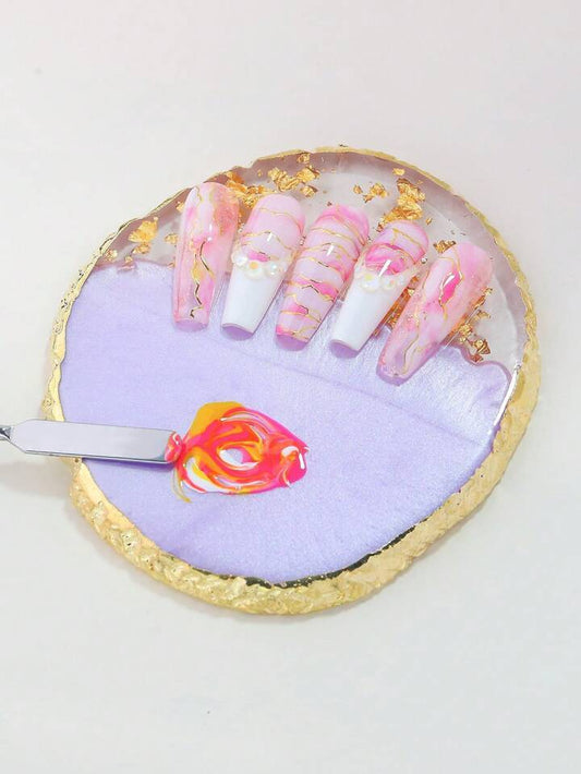 TS1002 Placa de Resina para Mezclas - Solo en Pink Pot Plant