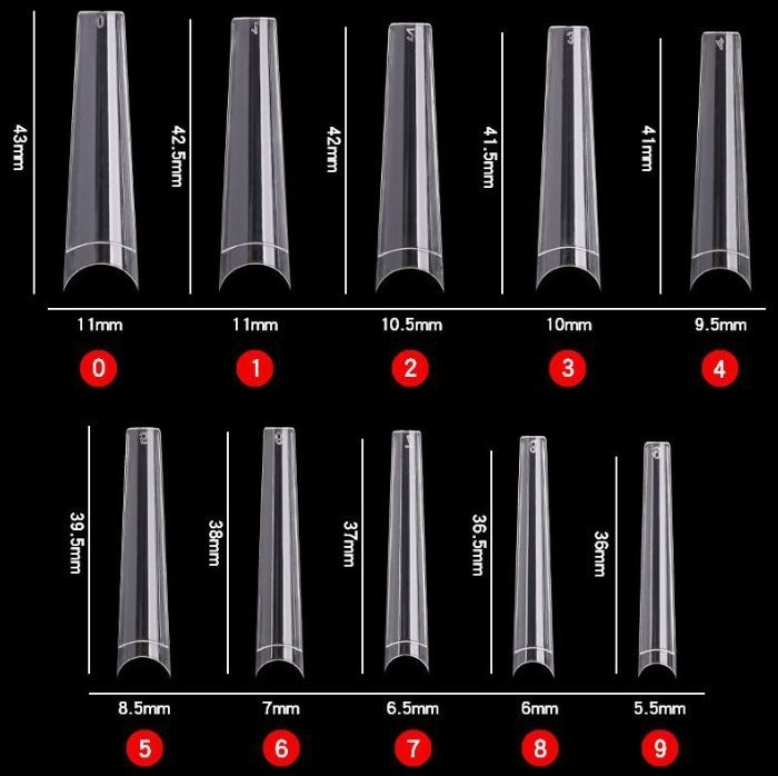 Tips COFFIN XXL E60 x 500u ABS - Solo en Pink Pot Plant