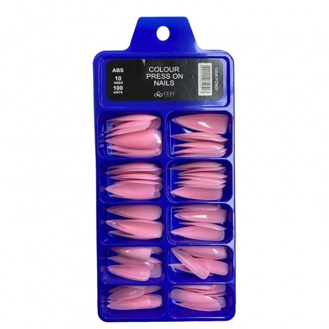 Uñas PRESS ON Coloridas #4 x100u ABS - Solo en Pink Pot Plant