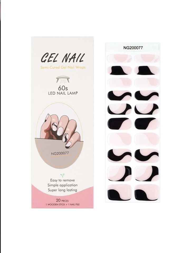 Sticker en Gel semi curado NG77 - Pink Pot Plant