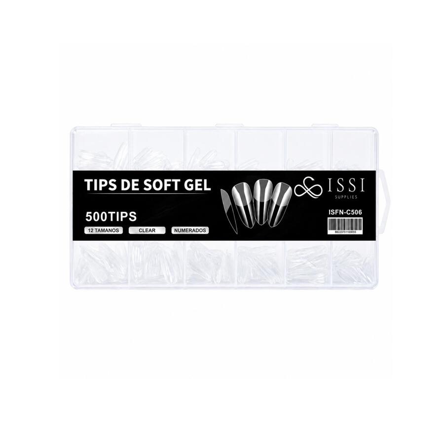 Tips Sofr Gel PMMA Almendra Media C506 - ISSI Supplies