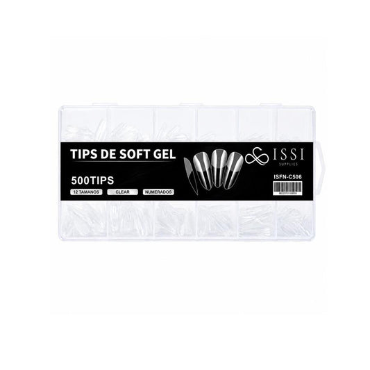 Tips Sofr Gel PMMA Almendra Media C506 - ISSI Supplies