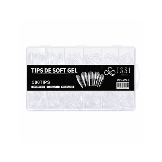 Tips Soft Gel PMMA Coffin C501 - ISSI Supplies