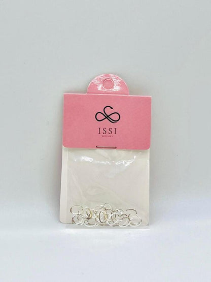 Joyas de Metal Ovalada Chica Plateada -  Solo en Pink Pot Plant 