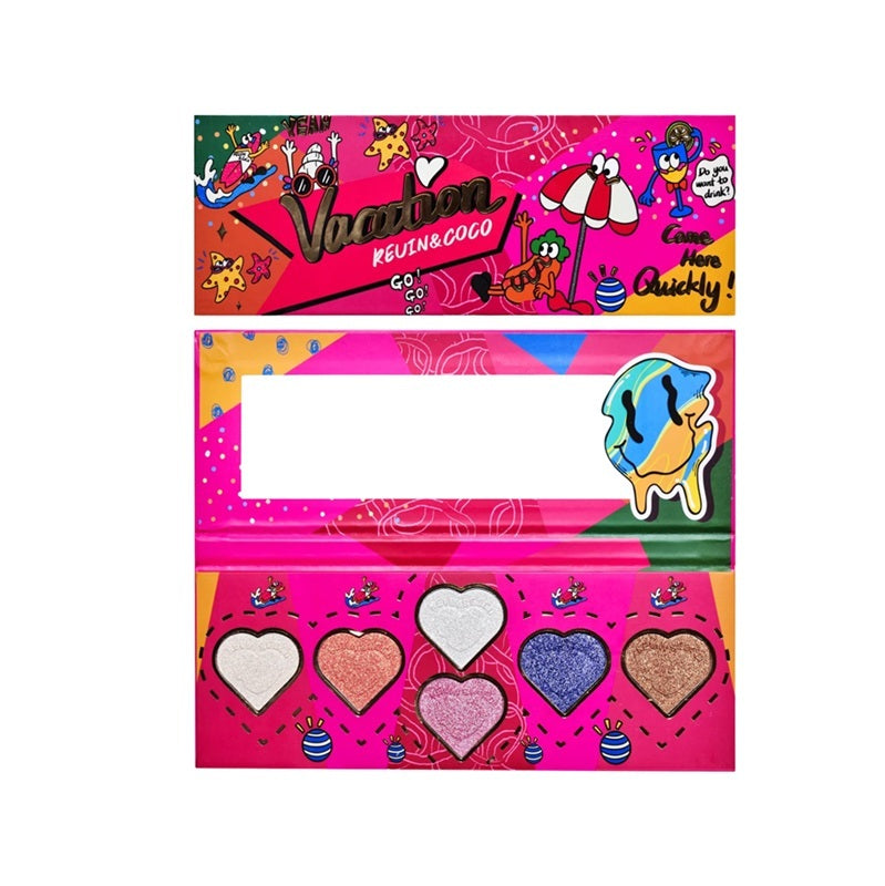 Paleta de Iluminadores 6 Colores - Kevin & Coco -  Solo en Pink Pot Plant 