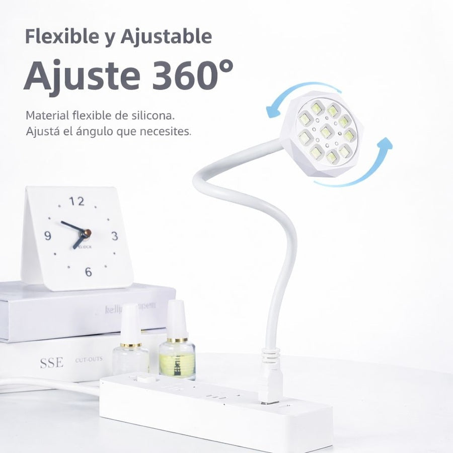 Lampara Flor Soft Gel USB con Sensor UV/LED - ISSI Supplies