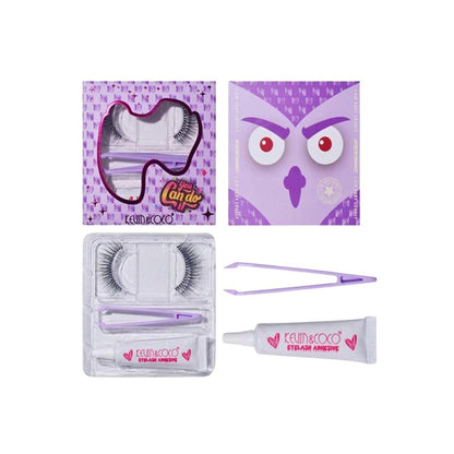 Set Maquillaje Y Pestañas 27 Colores - Kevin & Coco -  Solo en Pink Pot Plant 