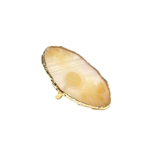 Anillo con Placa -  Solo en Pink Pot Plant 