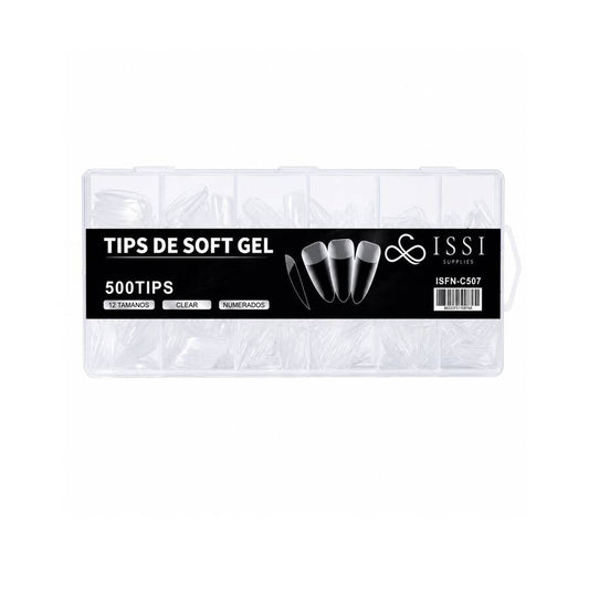 Tips Soft Gel PMMA Stiletto Medio C507 - ISSI Supplies