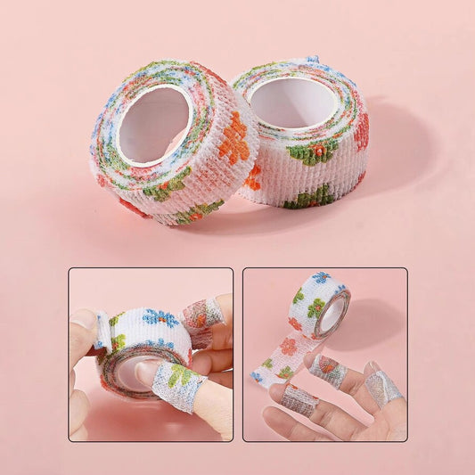 Cinta Protectora de Uñas Floreada