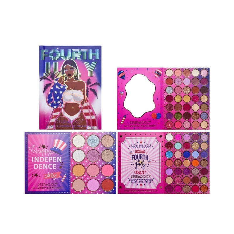 Paleta de Sombras 82 Colores - Kevin & Coco -  Solo en Pink Pot Plant 