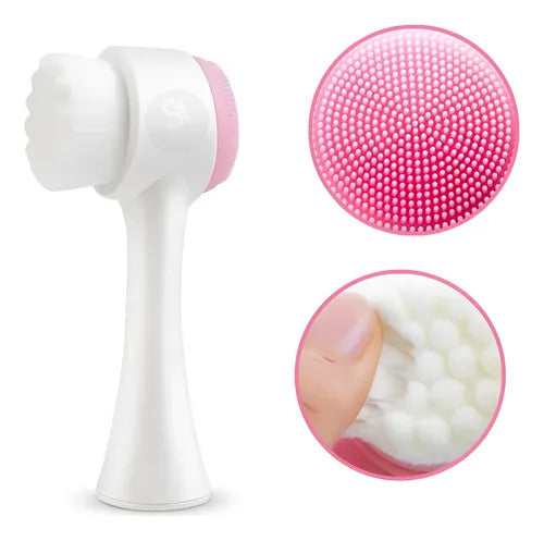 Cepillo Doble de Limpieza Facial -  Solo en Pink Pot Plant 