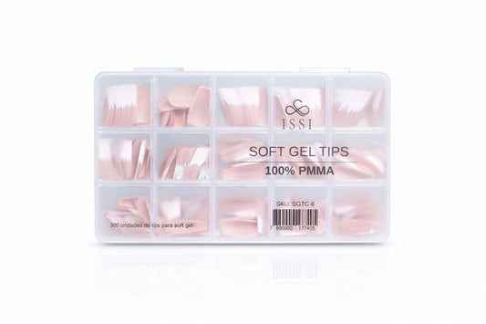 Tips Soft Gel PMMA con Color SGTC-8 - ISSI Supplies -  Solo en Pink Pot Plant 