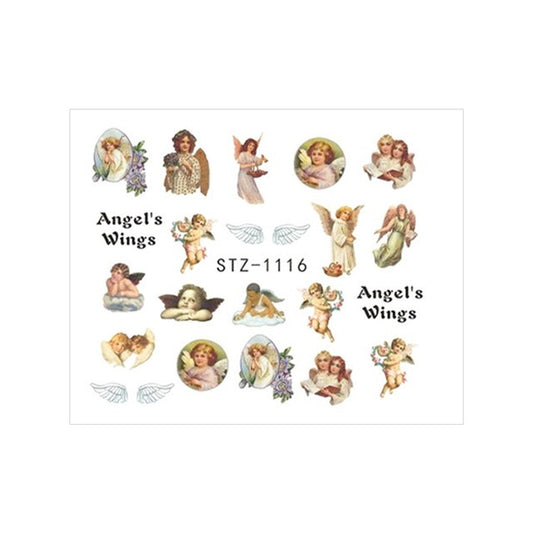 Angel Decals Water STZ-1116 -  Solo en Pink Pot Plant 